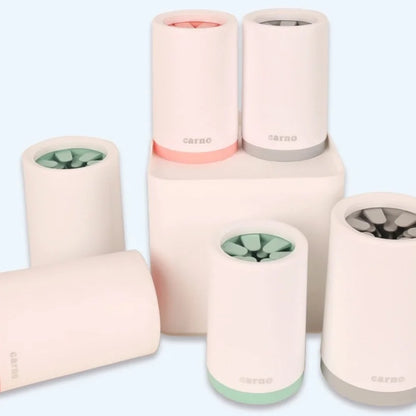 PawCleanse™ Cup – Portable Pet Paw Washer with Soft Silicone Bristles for Cats & Dogs