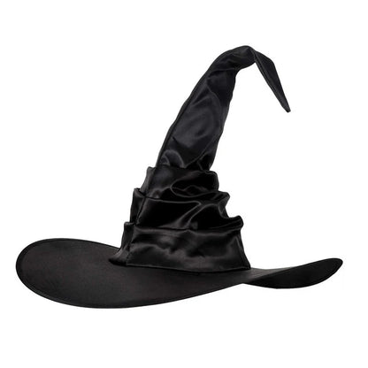 Nocturnéa™ – Foldable Black Witch Hat for Adults | Halloween, Masquerade & Cosplay Wear