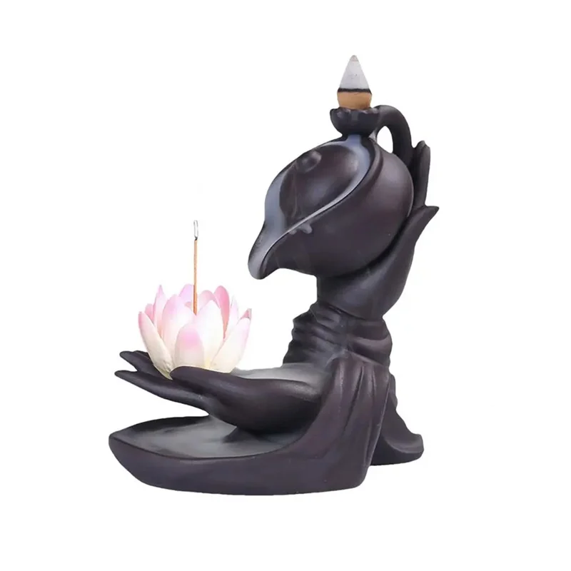 Solenique™ – Lotus Hand Backflow Incense Holder
