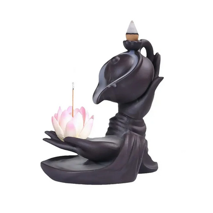 Solenique™ – Lotus Hand Backflow Incense Holder
