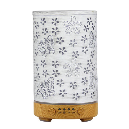 FlutterMist™ – Aromatherapy Diffuser with Metallic Butterfly LED & Cool Mist Humidifier