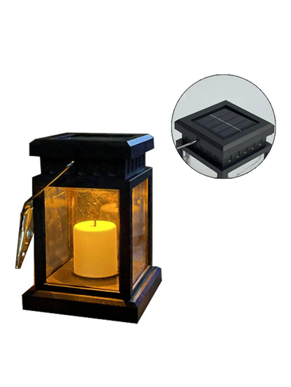 VintageRay™ – Waterproof LED Garden Lantern with Solar Power & Warm Flame Glow