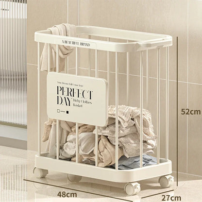 GlideBin™ – Mobile Laundry Basket with Wheels | Effortless Laundry, Elegant Design