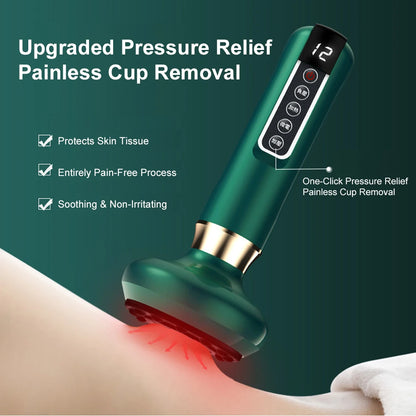 ThermaCup™ Pro – Electric Cupping & Hot Compress Device for Neck, Shoulder & Body Relief