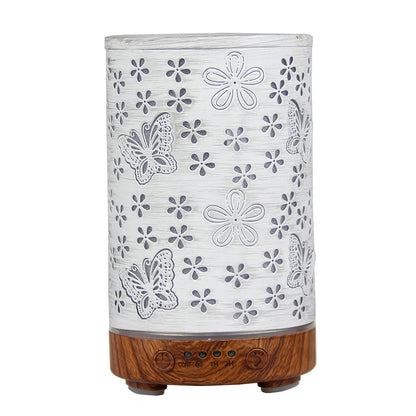 FlutterMist™ – Aromatherapy Diffuser with Metallic Butterfly LED & Cool Mist Humidifier