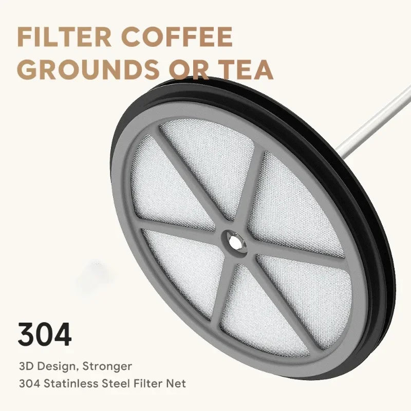 Pressoria™ – 600ML Hand-Poured French Press Coffee Pot