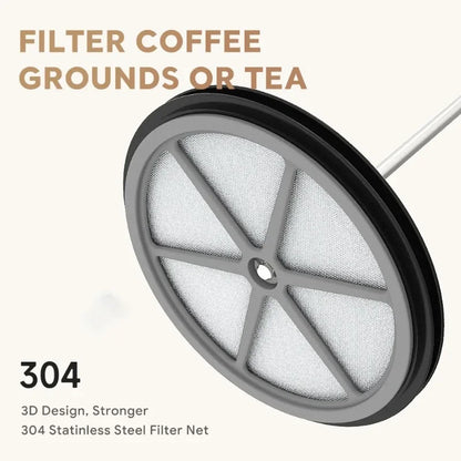 Pressoria™ – 600ML Hand-Poured French Press Coffee Pot