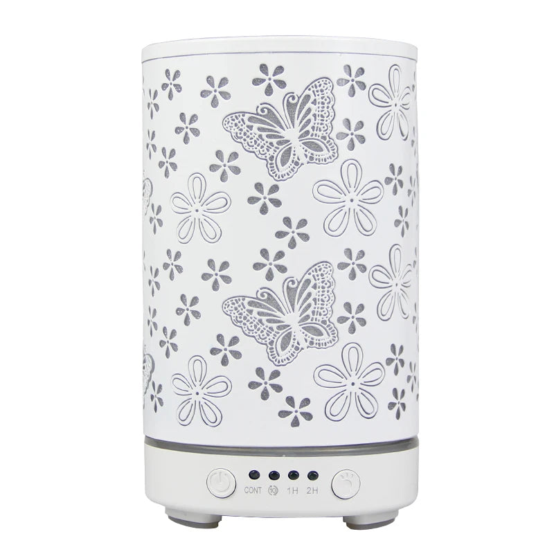 FlutterMist™ – Aromatherapy Diffuser with Metallic Butterfly LED & Cool Mist Humidifier