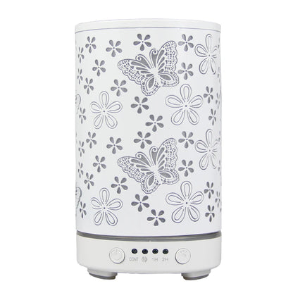 FlutterMist™ – Aromatherapy Diffuser with Metallic Butterfly LED & Cool Mist Humidifier
