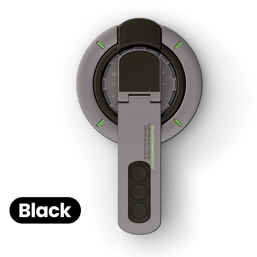 Magnevo™ – Anillo magnético de aluminio y soporte de 360°