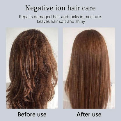 Ionéla™ – 2-in-1 Straightening & Curling Brush with Negative Ion