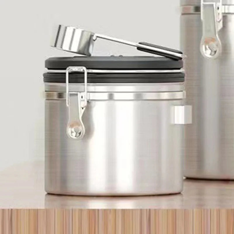 BrewSeal™ – Large Capacity Coffee Bean Vacuum Canister