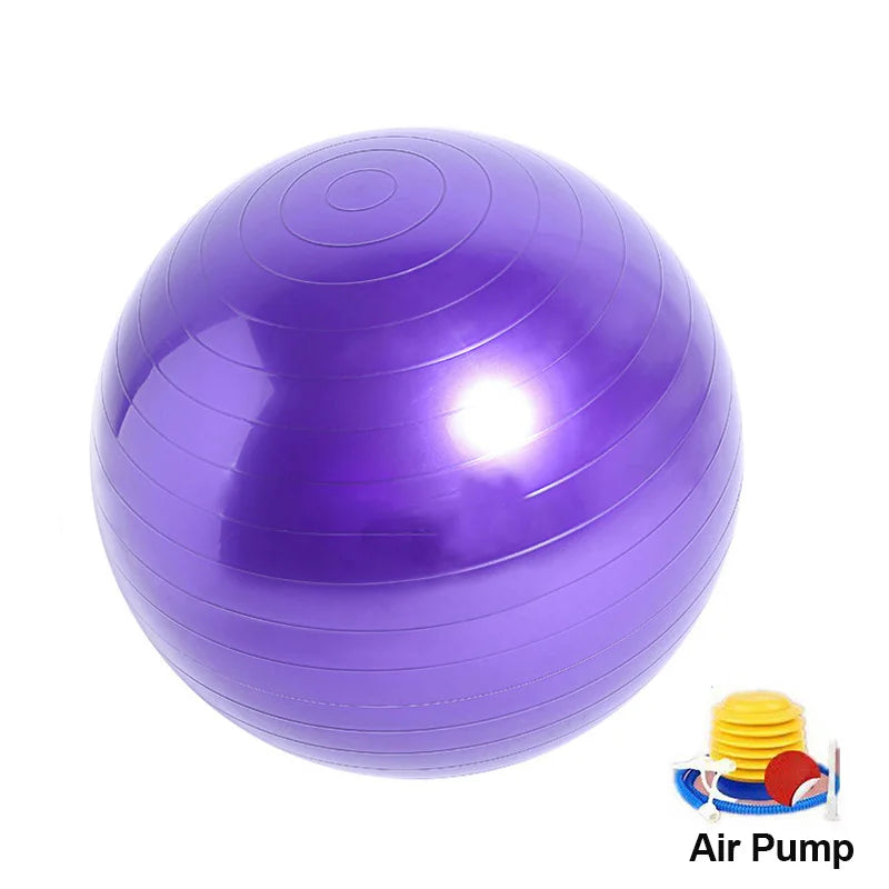 ZenBalance™ Exercise Ball – Explosion-Proof Yoga & Pilates Fitness Ball (55–75cm)