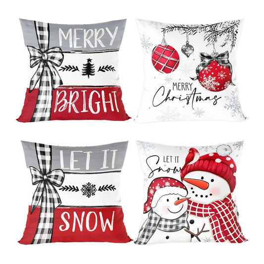 Auravelle™ – Festive Cushion Cover for Home & Sofa