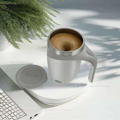StirMate™ – Magnetic Rechargeable Coffee Cup