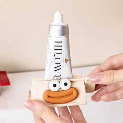 SqueezyPal™ – Cartoon Toothpaste & Cleanser Tube Holder
