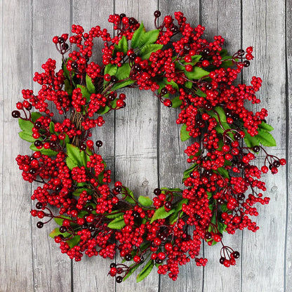 BerryLune™ – Handmade Christmas Wreath for Front Door