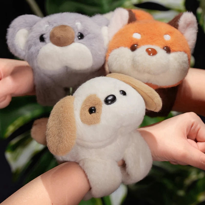 SnapZoo™ Plush Animal Bracelet – Fun Wristband Toy for Children & Creative Gifts