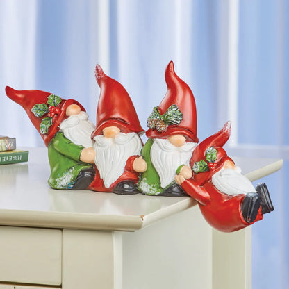 EmberFolk™ – Christmas Resin Gnome Ornament Set