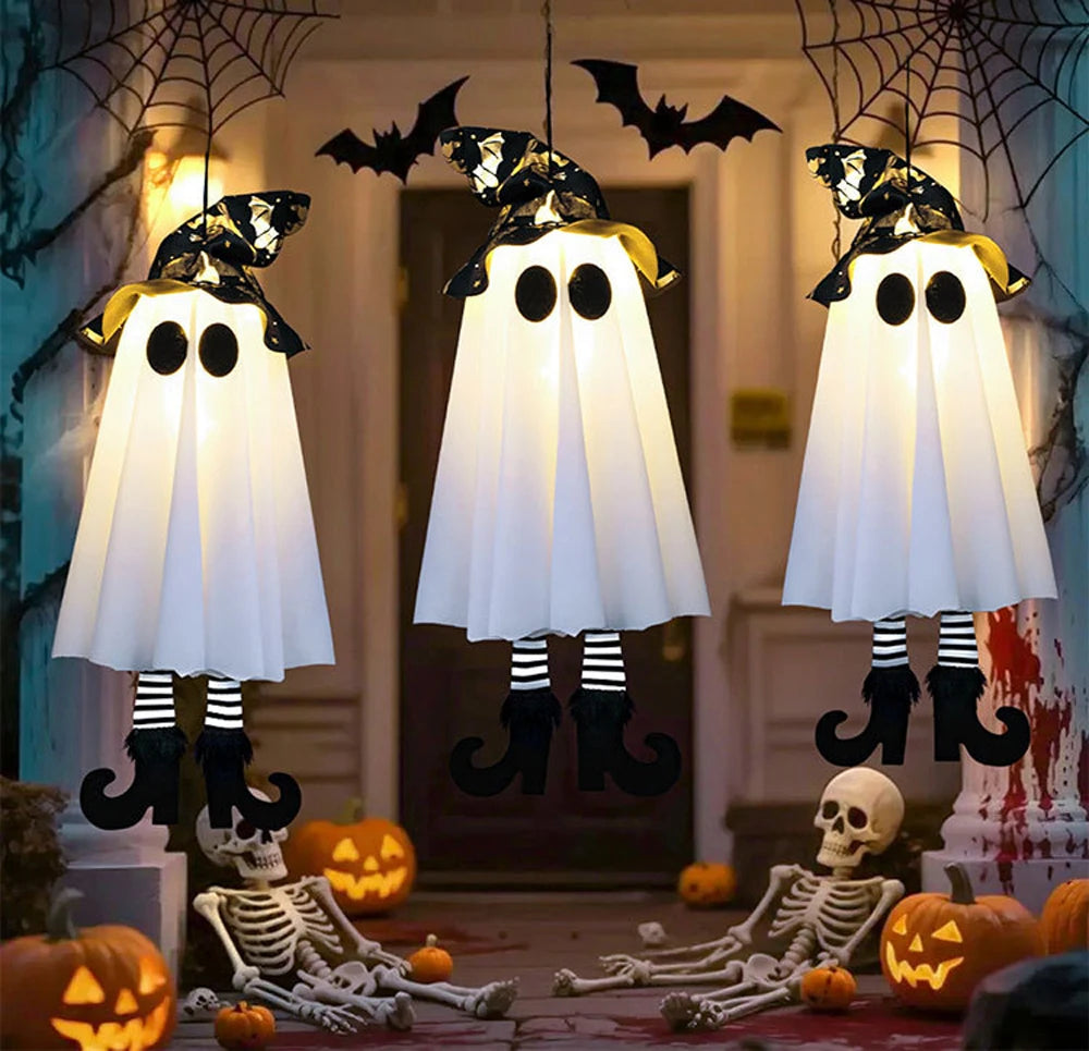 GlowSpirits™ Hanging Ghosts