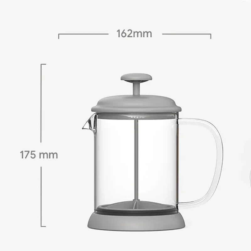 Pressoria™ – 600ML Hand-Poured French Press Coffee Pot
