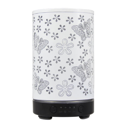 FlutterMist™ – Aromatherapy Diffuser with Metallic Butterfly LED & Cool Mist Humidifier