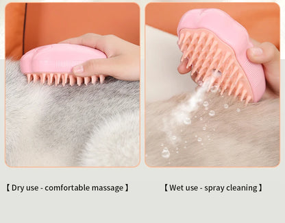 SteamPaw™ – Pet Grooming Comb with Floating Hair Removal & Tangle Care
