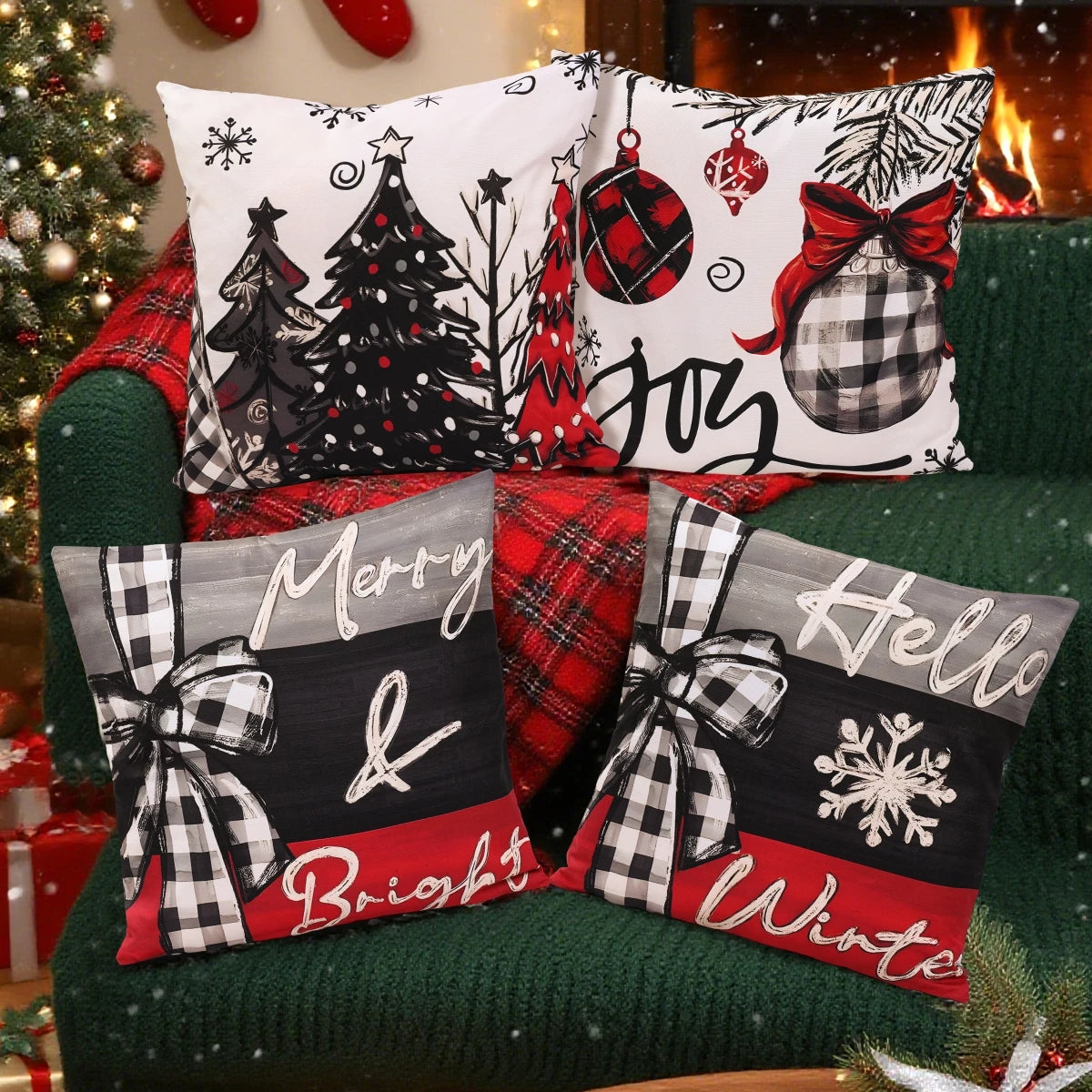 Auravelle™ – Festive Cushion Cover for Home & Sofa