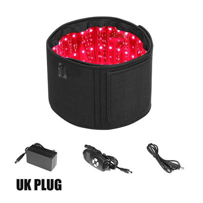 LumiSlim™ Red & Infrared Light Therapy Belt – 660nm/850nm LED Body Slimming & Fat Burning Wrap